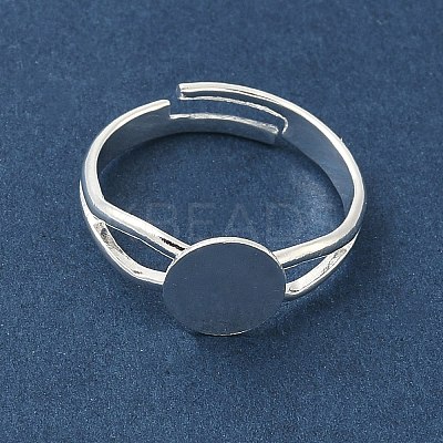 Adjustable Brass Pad Ring Setting KK-K414-05B-S-1