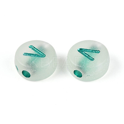 Luminous Frosted Acrylic Beads FACR-T008-02V-1