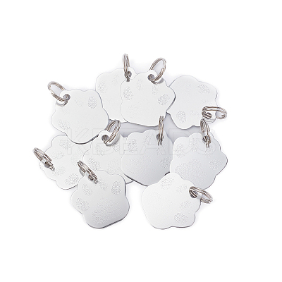 60Pcs 2 Style Aluminum Alloy Pendants ALUM-BC0001-63A-1