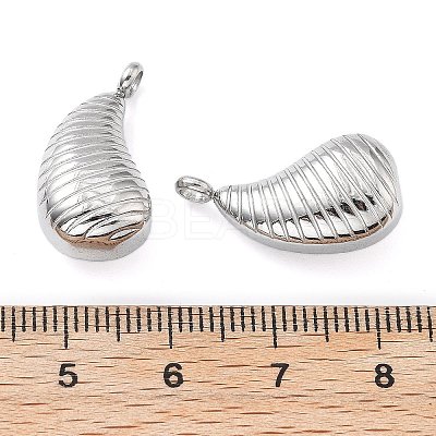 Anti-Tarnish 304 Stainless Steel Pendants STAS-L216-50P-1