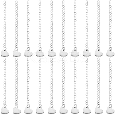 50 Starands 304 Stainless Steel Chain Extender STAS-BBC0005-50B-1