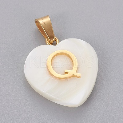 Shell Pendants STAS-F210-17G-Q-1