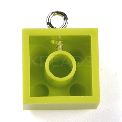 Resin Pendants RESI-E017-A19-1