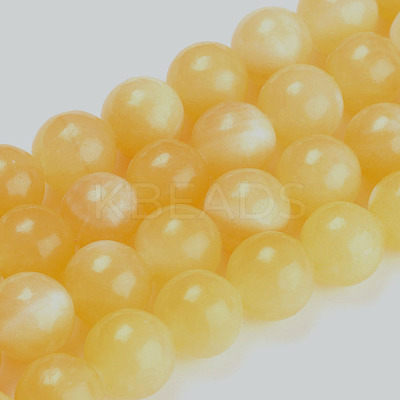 Natural Topaz Jade Beads Strands X-G-E266-11A-10mm-1
