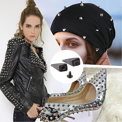 20 Bags Spiked Cone Alloy Rivets FIND-CL0001-93B-1