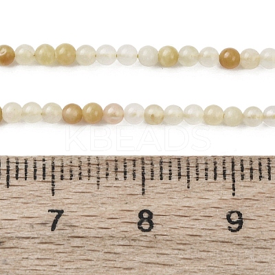 Natural Topaz Jade Beads Strands G-Z116-A12-2mm-1
