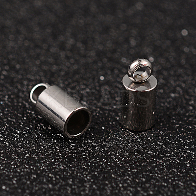 Tarnish Resistant 304 Stainless Steel Cord Ends LS-X-STAS-M250-04-1