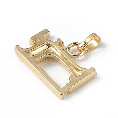 Eco-Friendly Rack Plating Brass Pendants KK-F848-12G-1