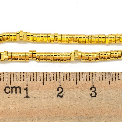 Electroplated Synthetic Non-Magnetic Synthetic Hematite Beads Strands G-I360-I01-01-1