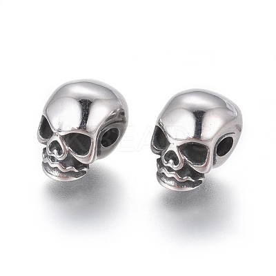 304 Stainless Steel Beads STAS-G204-46AS-1