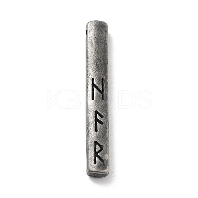 Retro 304 Stainless Steel Pendants STAS-V008-32AS-08-1