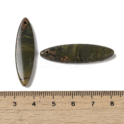 Natural Picasso Jasper Pendants G-Q161-06B-1