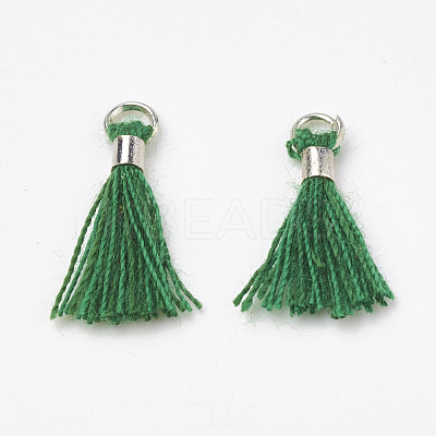 Polycotton(Polyester Cotton) Tassel Pendant Decorations FIND-S275-09P-1