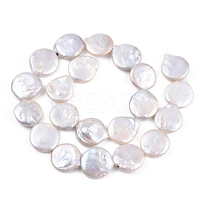 Natural Baroque Pearl Keshi Pearl Beads Strands PEAR-S018-06E-1