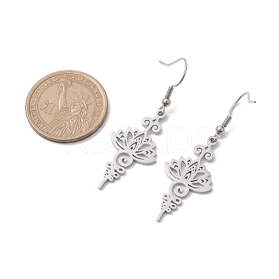 Tarnish Resistant Stainless Steel Dangel Earrings EJEW-JE05771-02-1