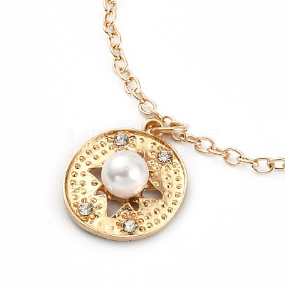 Alloy Rhinestone Tiered Necklaces NJEW-FS0001-03-1