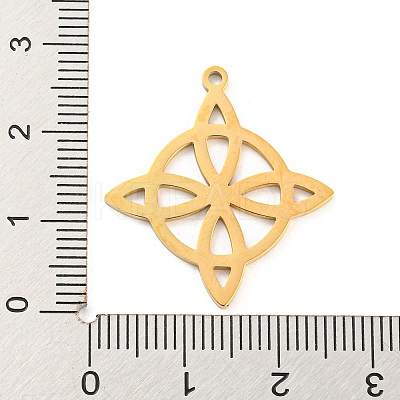 304 Stainless Steel Pendants LS-STAS-P330-03G-1