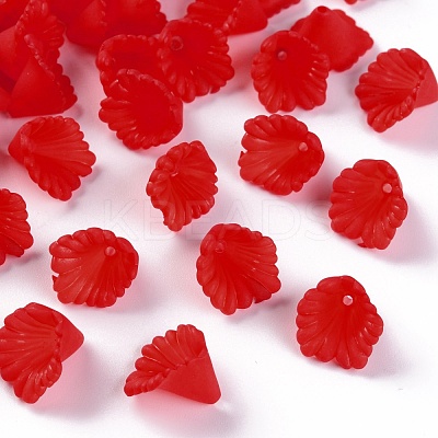 Frosted Acrylic Bead Caps MACR-S371-10A-712-1