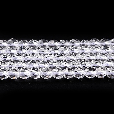 Transparent Glass Beads Strands GLAA-H021-04-29-1