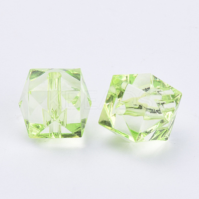 Transparent Acrylic Beads TACR-Q259-8mm-V32-1