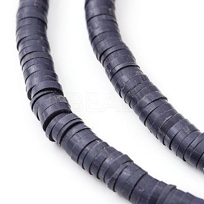 Handmade Polymer Clay Beads Strands LS-CLAY-R089-4mm-Q046-1