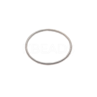 3mm 304 Stainless Steel Spring Bracelet BJEW-WH0016-07P-1