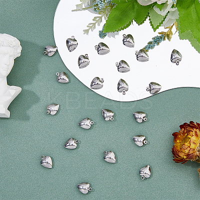 120Pcs 304 Stainless Steel Charms STAS-HY0001-28-1