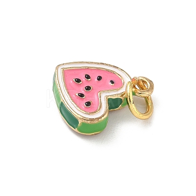 Brass Enamel Pendants KK-H523-01D-G-1