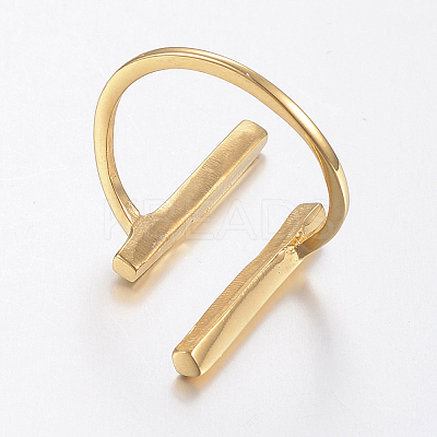 Ion Plating(IP) 304 Stainless Steel Finger Rings RJEW-H125-10G-18mm-1