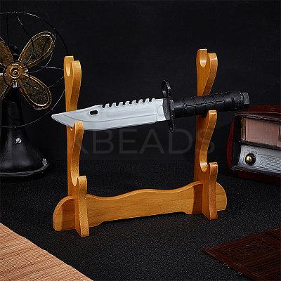 3-Tier Wood Sword Display Stands ODIS-WH0004-12-1
