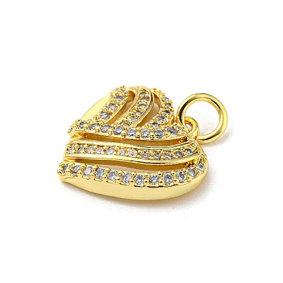 Brass with Cubic Zirconia Pendants FIND-Z023-01C-1