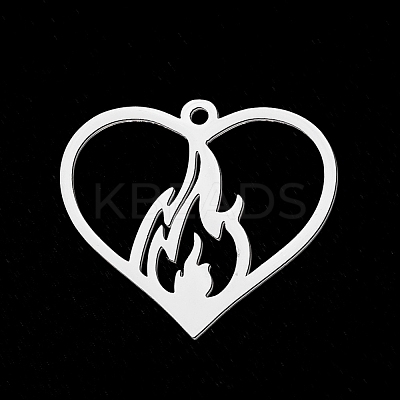 Non-Tarnish 201 Stainless Steel Pendants STAS-T056-LA301-1-1