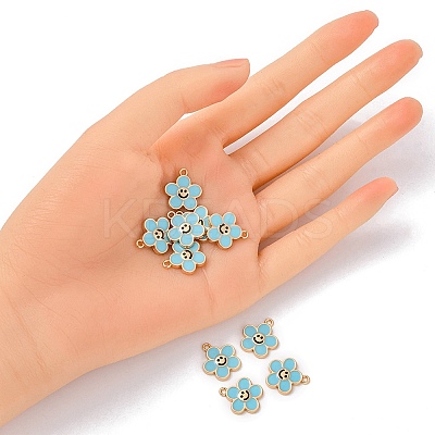 Alloy Enamel Pendants ENAM-YW0002-25C-1