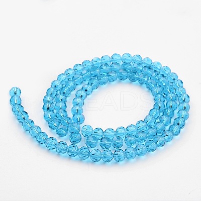 Transparent Glass Bead Strands X-GLAA-G013-8mm-49-1