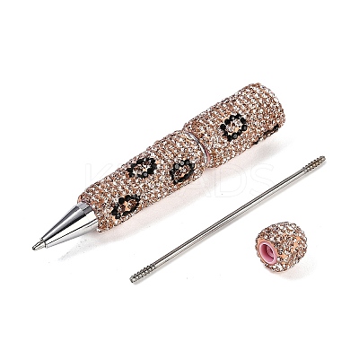Iron Beadable Pen AJEW-R001-04C-1