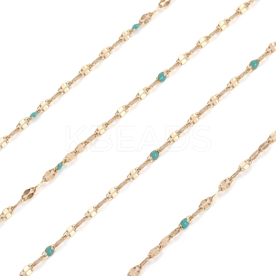 Handmade 304 Stainless Steel Dapped Chains CHS-D026-16H-G-1