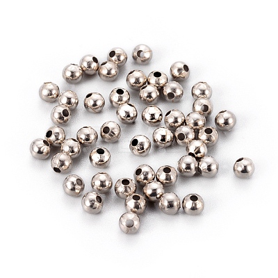 Iron Round Spacer Beads X-E146Y-1