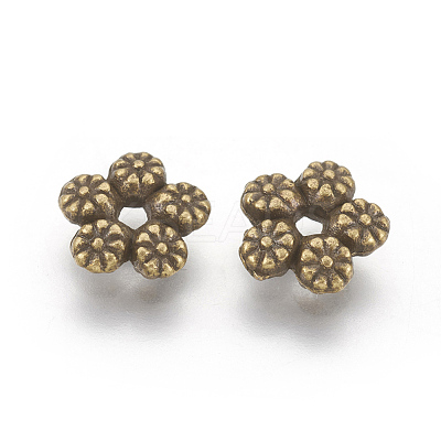 Tibetan Style Alloy Spacer Beads X-MLF10889Y-NF-1