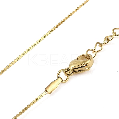 304 Stainless Steel Pendants Necklaces NJEW-K266-03A-G-1