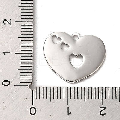 Valentine's Day Brass Pendants KK-G481-16P-1