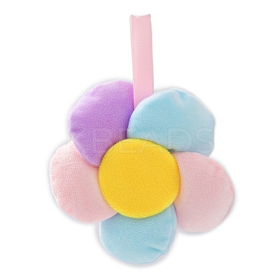 Sunflower with Smiling Face Plush Cloth Pendant Decorations LS-KEYC-A012-03A-1