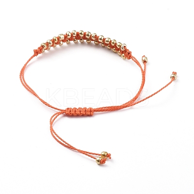 Electroplate Glass Seed Bead Braided Bracelets BJEW-JB04789-1