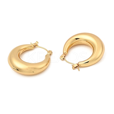 PVD Vacuum Plating 304 Stainless Steel Chunky Hoop Earrings for Women EJEW-F280-06C-G-1