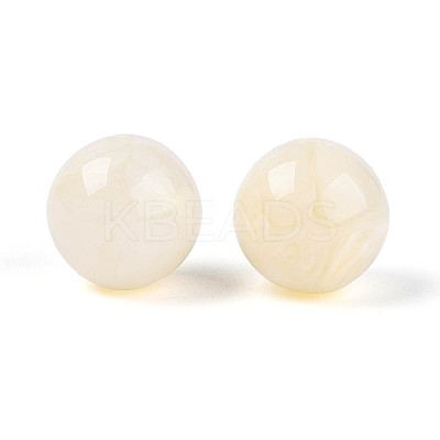 Round Acrylic Imitation Gemstone Beads OACR-R029-16mm-29A-1