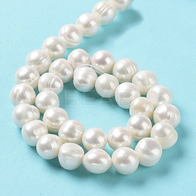 Natural Cultured Freshwater Pearl Beads Strands PEAR-E019-10-1