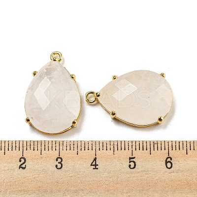 Natural Quartz Crystal Pendants G-M431-10G-01-1