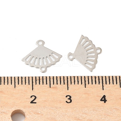 Brass Laser Cut Hollow Connector Charms KK-K277-12P-1
