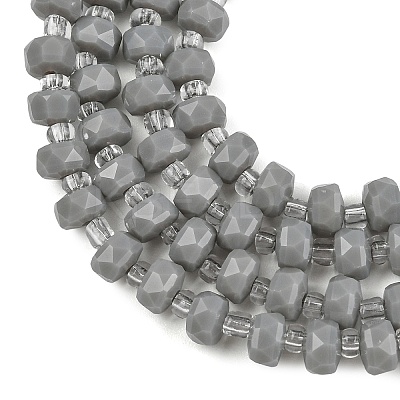 Opaque Glass Beads Strands GLAA-P076-01C-04-1