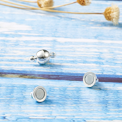 Brass Magnetic Clasps with Loops KK-TA0007-35-NF-1
