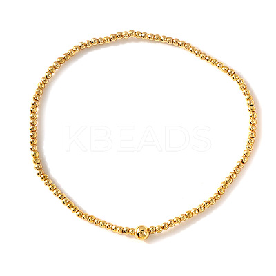 St. Patrick's Day Brass & Acrylic Beaded Stretch Bracelets for Women MR9061-9-1
